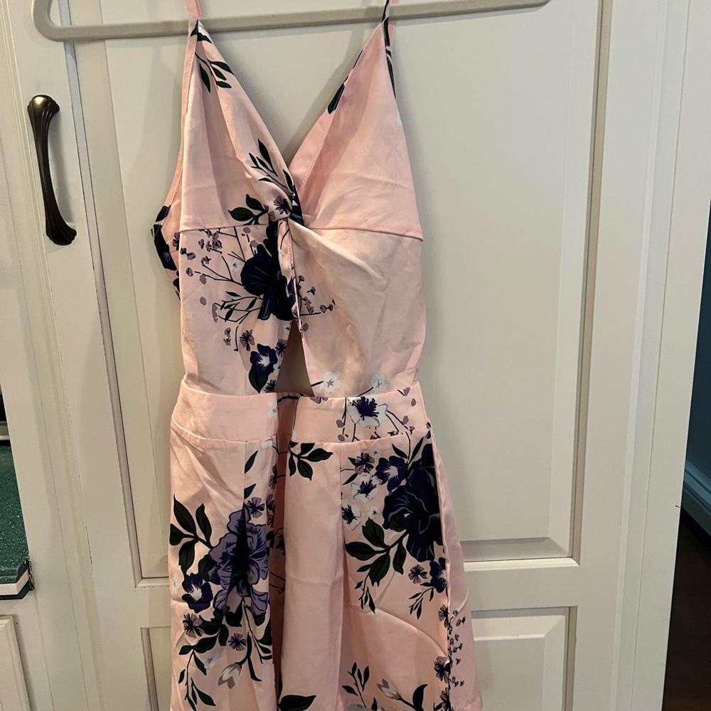 Floral Pink Romper